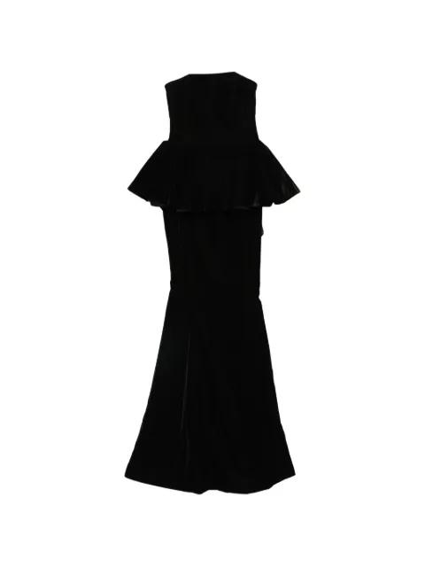 Maria strapless peplum maxi dress by M.MARQUISE