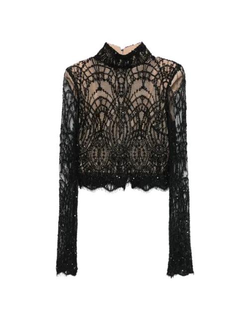 lace sequin blouse by M.MARQUISE