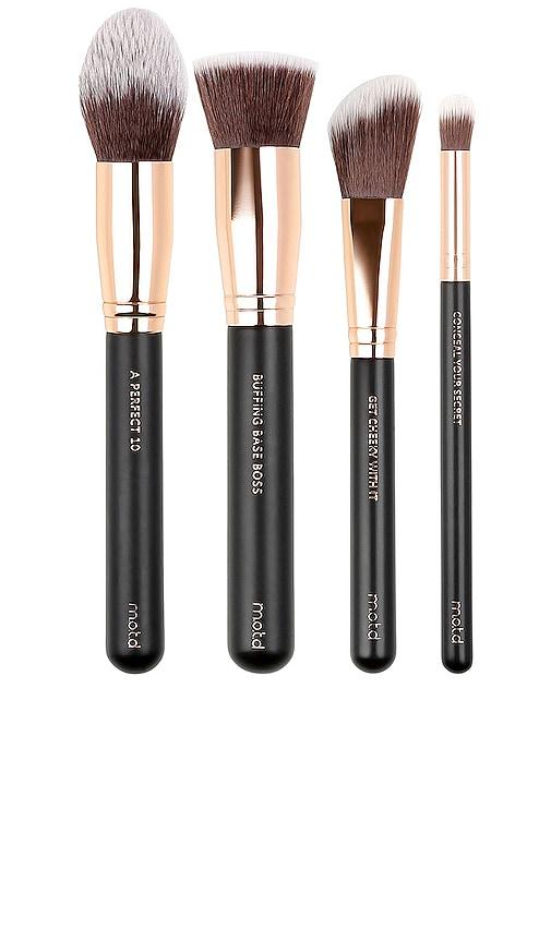 M.O.T.D. Cosmetics Best Of Face Brushes in Black by M.O.T.D. COSMETICS