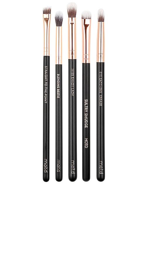 M.O.T.D. Cosmetics Hooded Eye Makeup Brush Set in Black by M.O.T.D. COSMETICS