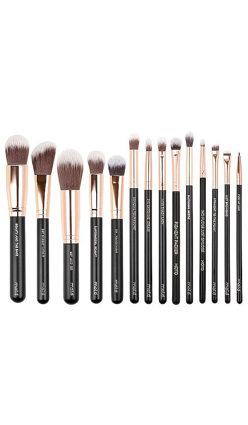 M.O.T.D. Cosmetics Lux Vegan Makeup Brush Set in Black by M.O.T.D. COSMETICS