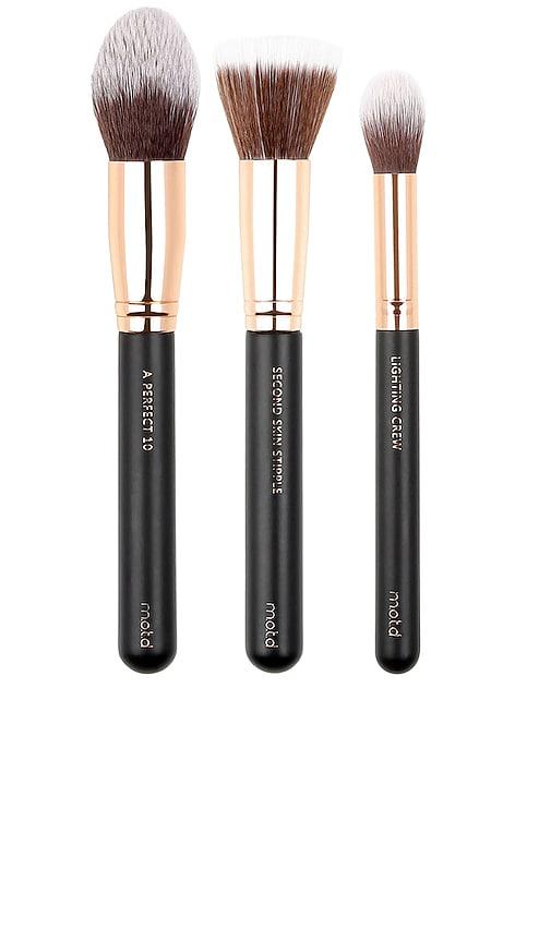 M.O.T.D. Cosmetics No Makeup Makeup Brush Set in Black by M.O.T.D. COSMETICS