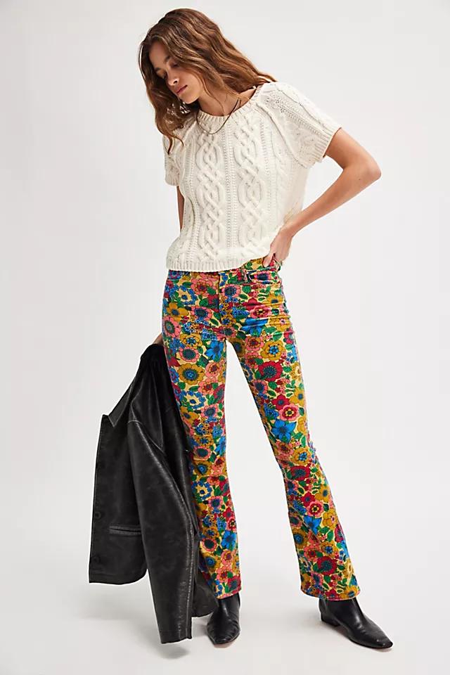 MOTHER High-Waisted Weekender Flare Jeans by M OT HE R | FREE PEOPLE