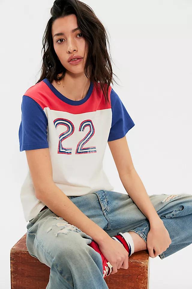MOTHER Split Goodie Goodie 22 Tee by M OT HE R | FREE PEOPLE