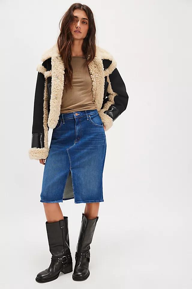 MOTHER The Ditcher Midi Skirt by M OT HE R | FREE PEOPLE