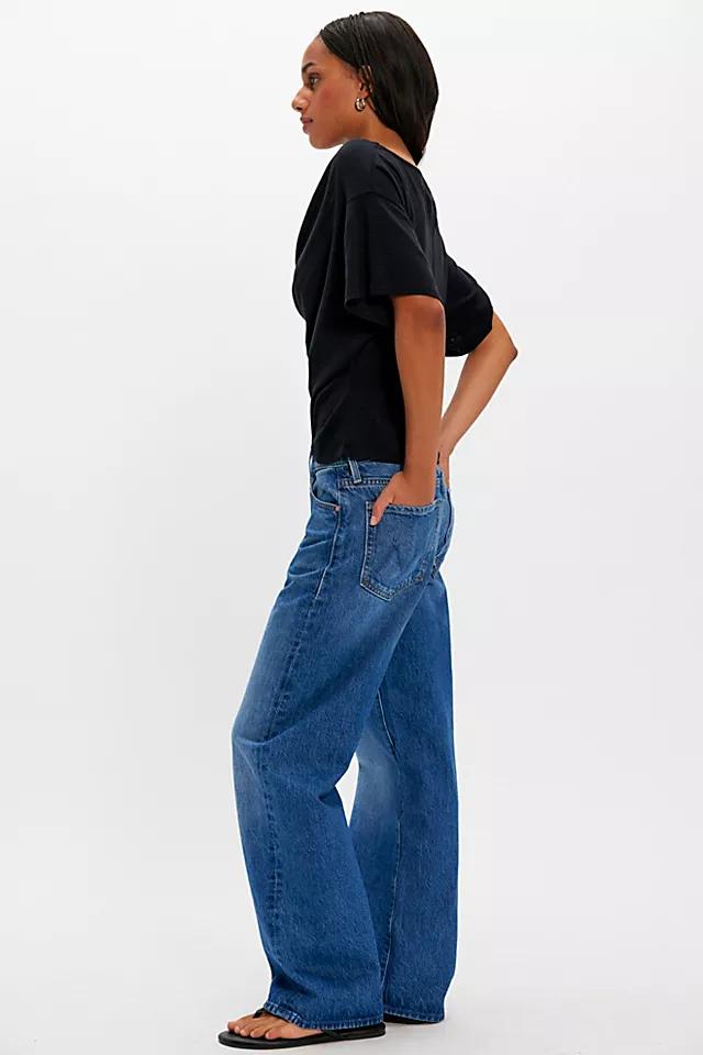 MOTHER The Dodger Button Flood Jeans by M OT HE R | FREE PEOPLE