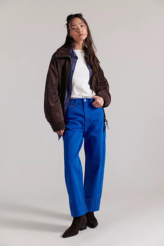 MOTHER The Half-Pipe Ankle Cuff Jeans by M OT HE R | FREE PEOPLE