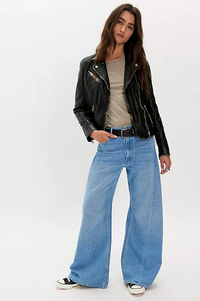 MOTHER The Lemon Twist Sneak Jeans by M OT HE R | FREE PEOPLE