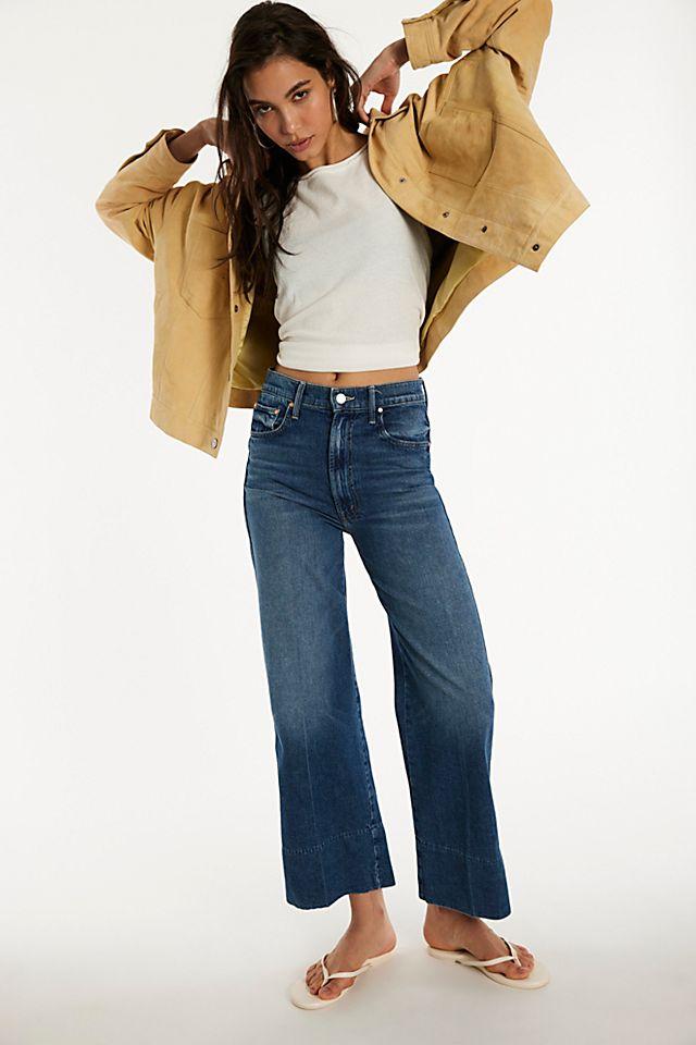MOTHER The Maven Wide Hem Ankle Jeans by M OT HE R | FREE PEOPLE