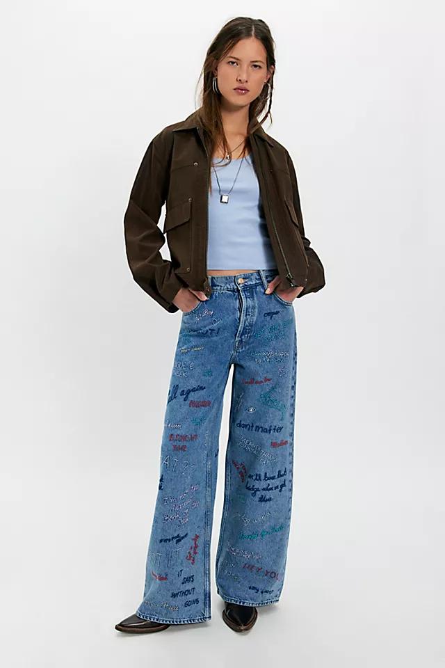MOTHER The Mid-Rise Double Dip Nerdy Jeans by M OT HE R | FREE PEOPLE