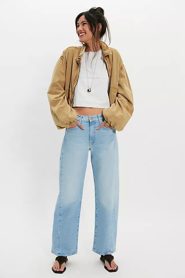 MOTHER The Mid-Rise Half-Pipe Hover Jeans by M OT HE R | FREE PEOPLE