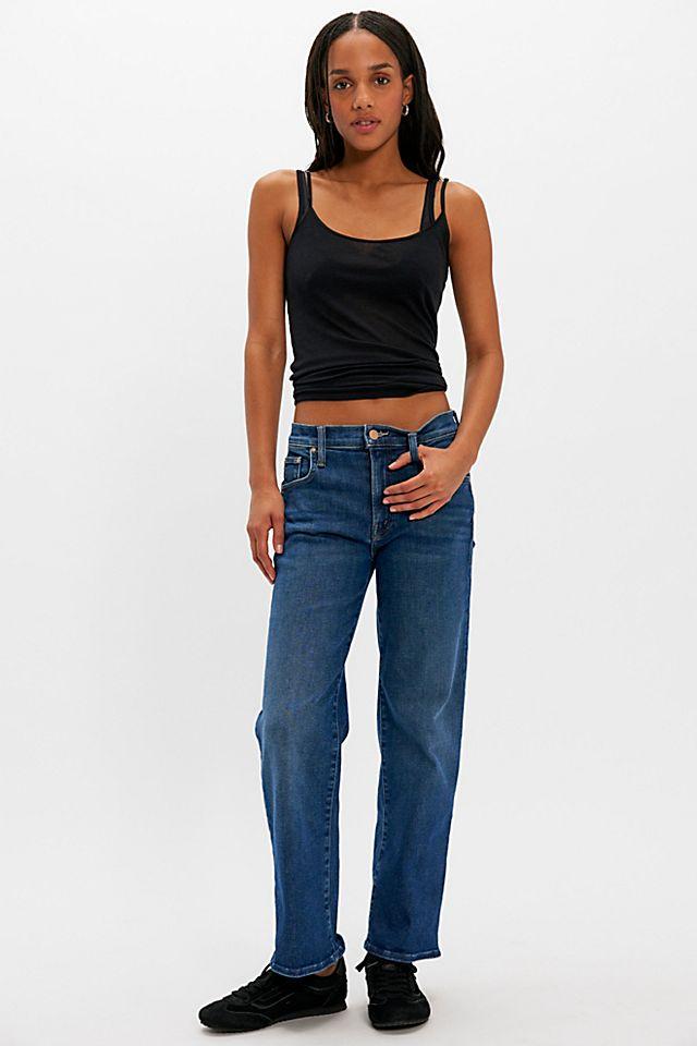 MOTHER The Mid-Rise Rambler Zip Jeans by M OT HE R | FREE PEOPLE