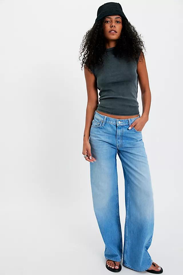MOTHER The Rerun Zip Sneak Jeans by M OT HE R | FREE PEOPLE