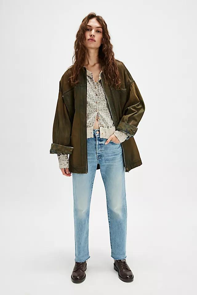 MOTHER The Scrapper Cuff Ankle Fray Jeans by M OT HE R | FREE PEOPLE