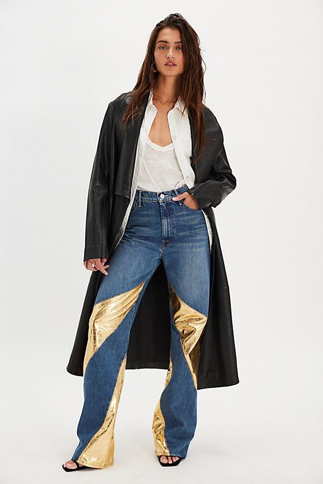 MOTHER The Spiral Saloon Heel Jeans by M OT HE R | FREE PEOPLE
