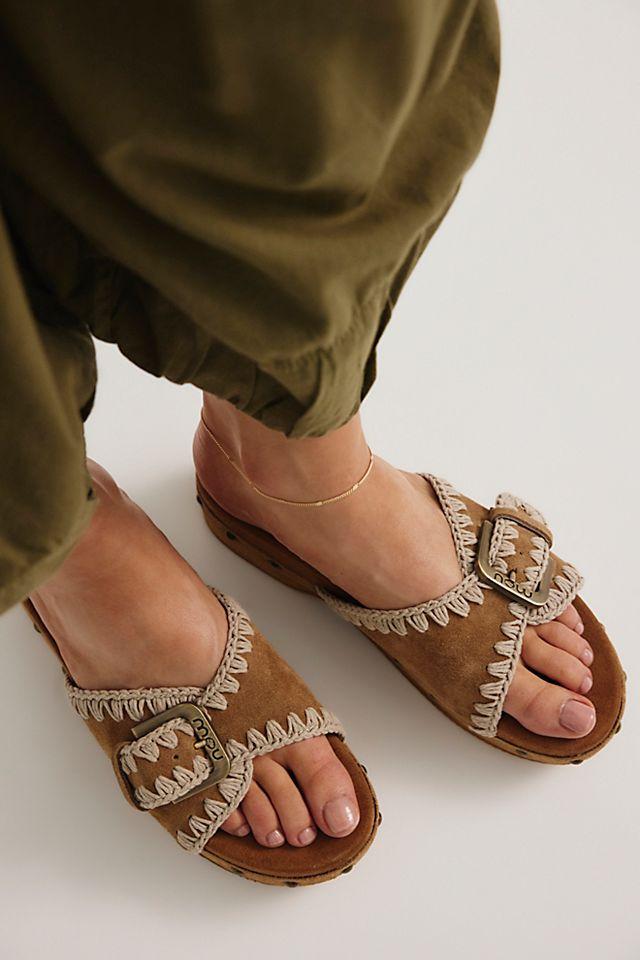 MOU Stitch Sandals by M OU | FREE PEOPLE