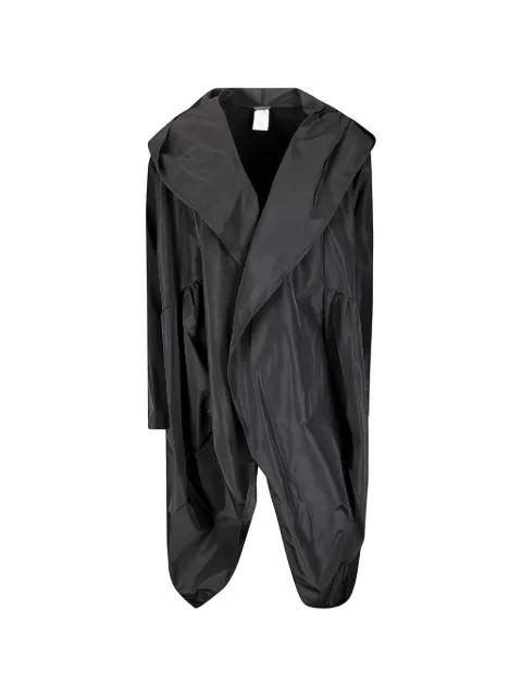 hoodied wrap trench by M.S.M.