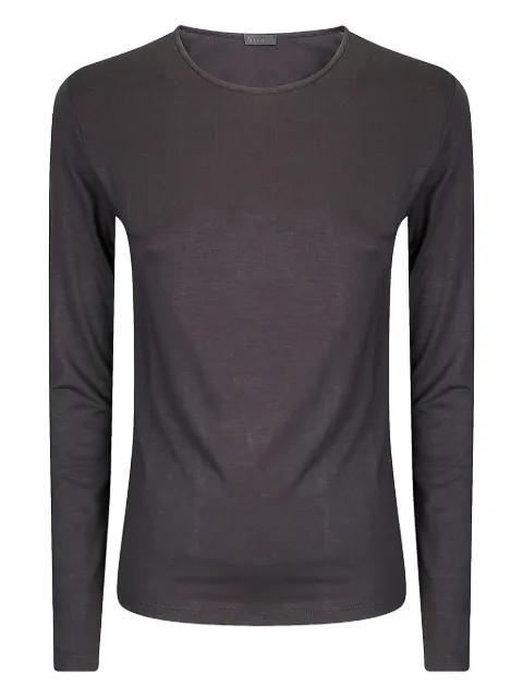 long-sleeve round-neck T-shirt by M.S.M.