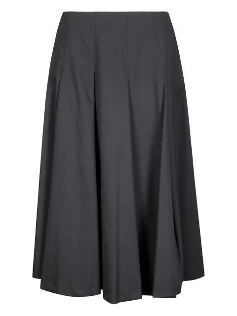 pleated midi skirt by M.S.M.