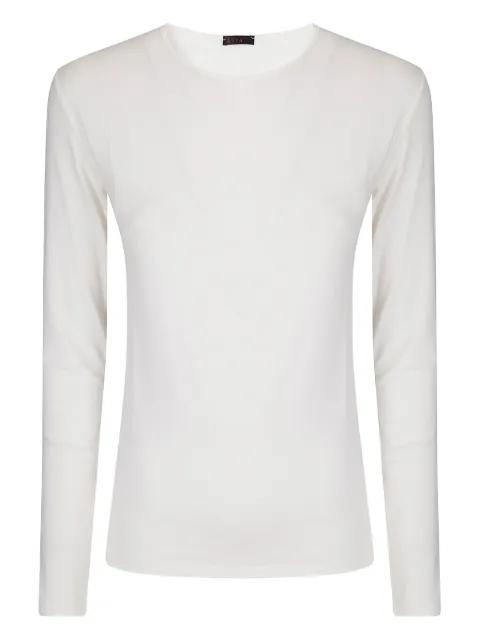 ribbed round-neck T-shirt by M.S.M.