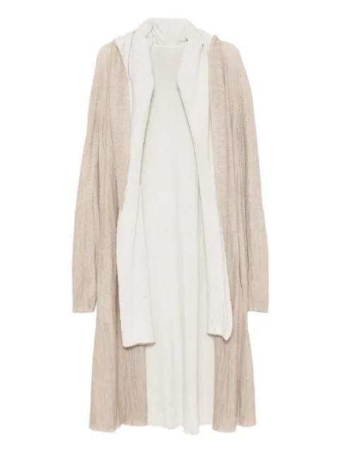 asymmetric coat by MA+