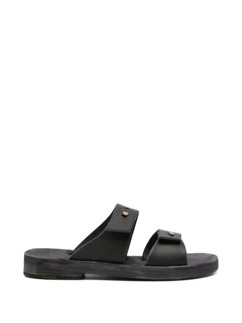 double-strap leather sandals by MA+