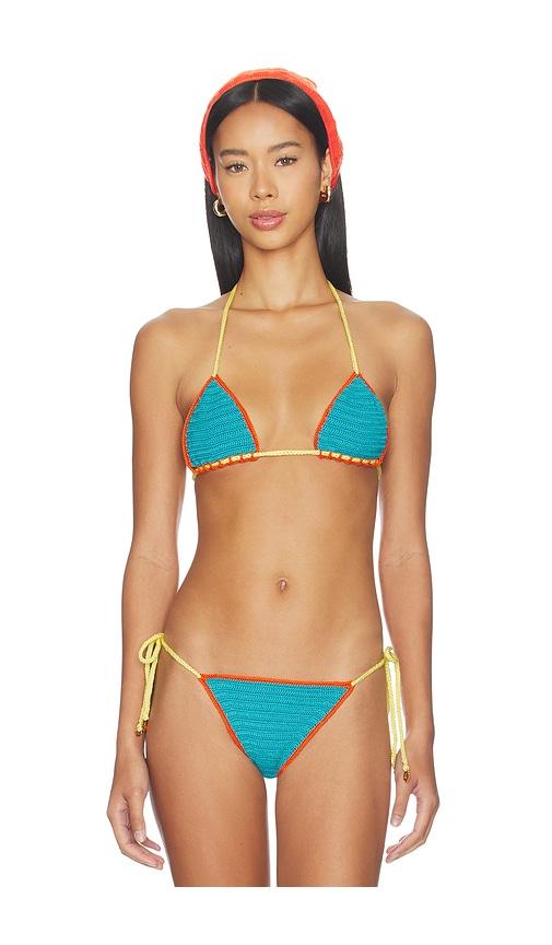 Maaji Ocean Drift Balms Bikini Top in Teal by MAAJI