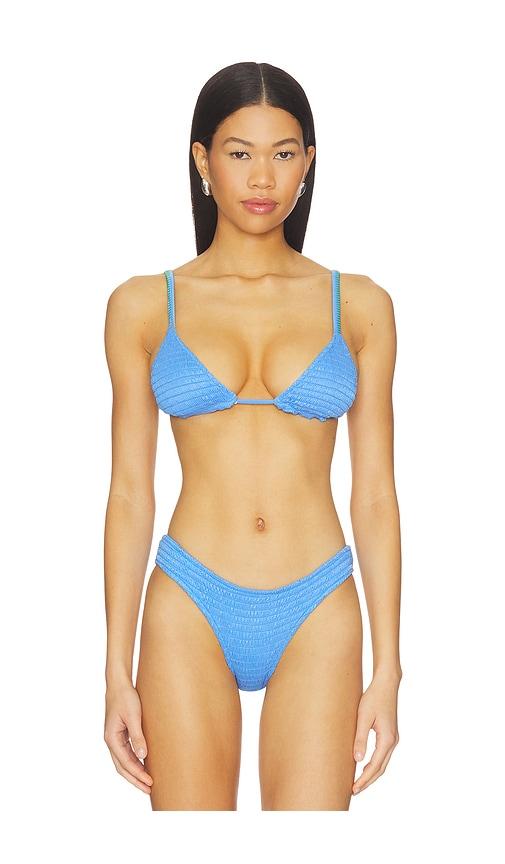 Maaji Ocean Drift Row Bikini Top in Blue by MAAJI