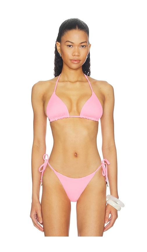 Maaji Rose Mirage Balmy Bikini Top in Pink by MAAJI