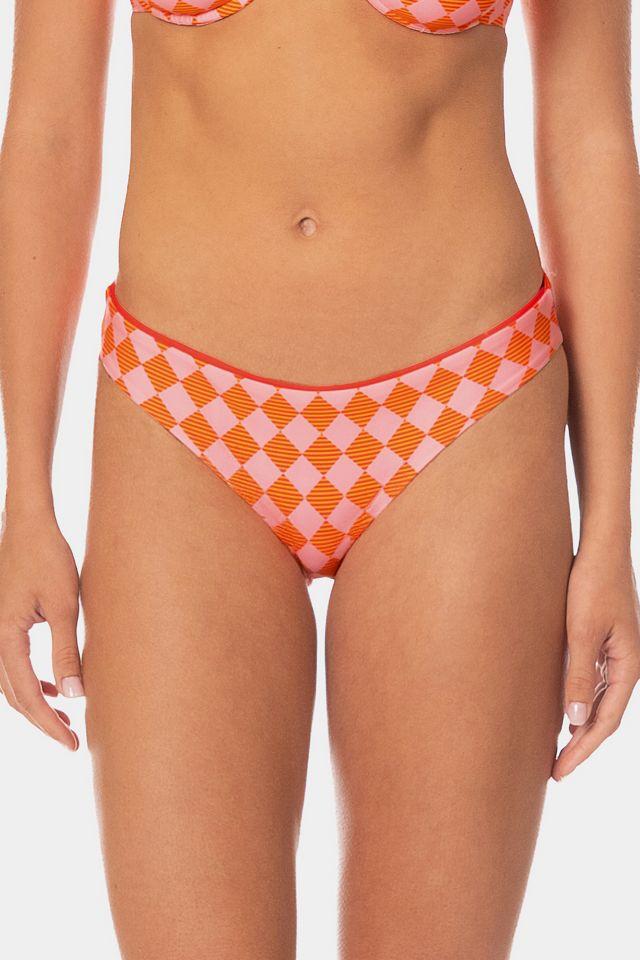 Maaji Sunset Grid Flirt Print Bikini Bottom by MAAJI