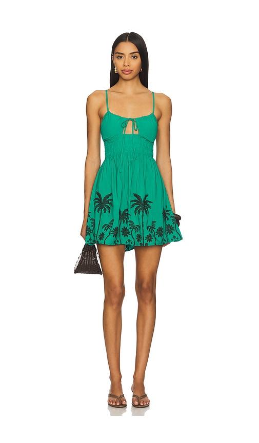 Maaji Tropical Parfait Mini Dress in Green by MAAJI