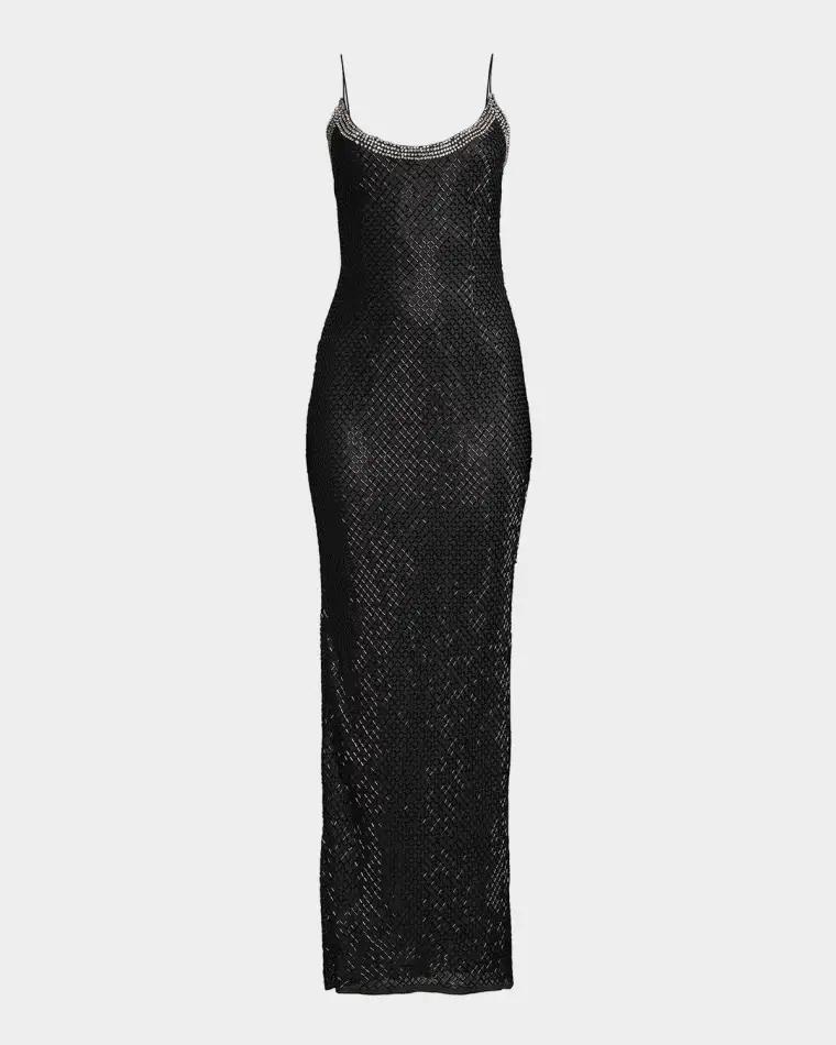 Beaded Column Gown by MAC DUGGAL