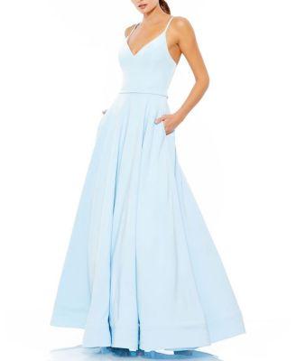 Classic A-Line V-Neck Ballgown by MAC DUGGAL