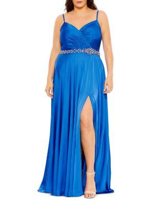 Rhinestone Waist Gown by MAC DUGGAL