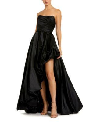 Strapless Ruched Gown by MAC DUGGAL
