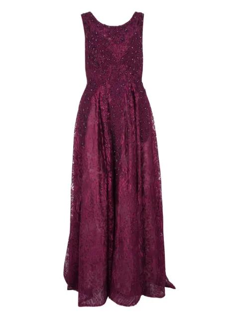 embellished A-line maxi dress by MAC DUGGAL