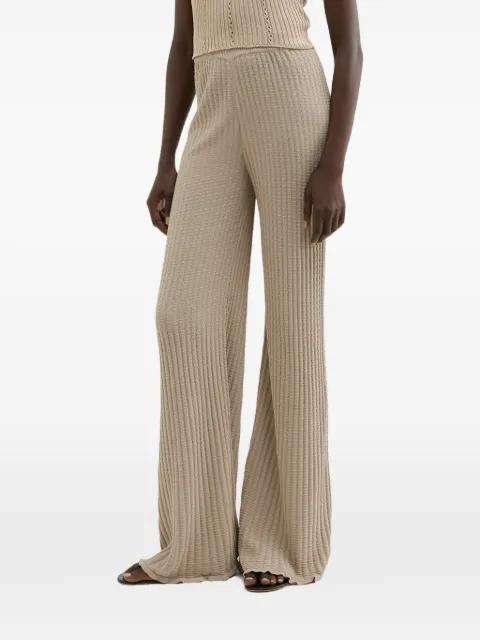 Bouncy ribbed bouncy trousers by MACCAPANI