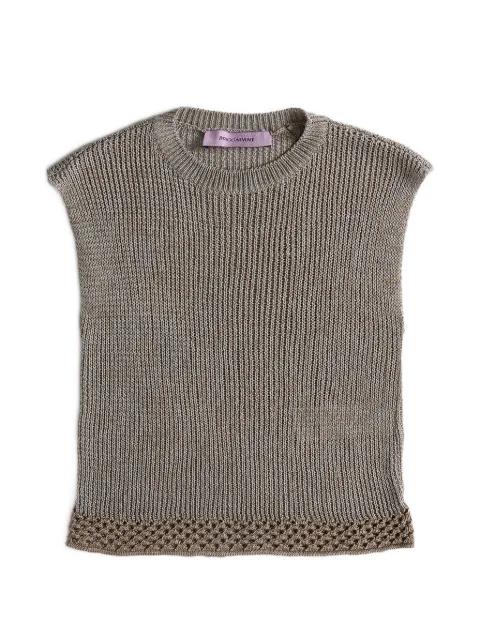 Giuly round-neck top by MACCAPANI