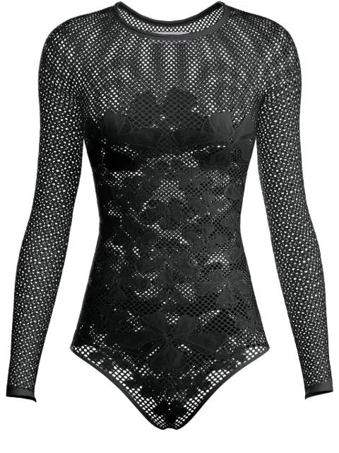 Monogram bodysuit by MACCAPANI