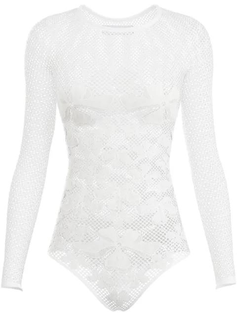 Monogram bodysuit by MACCAPANI