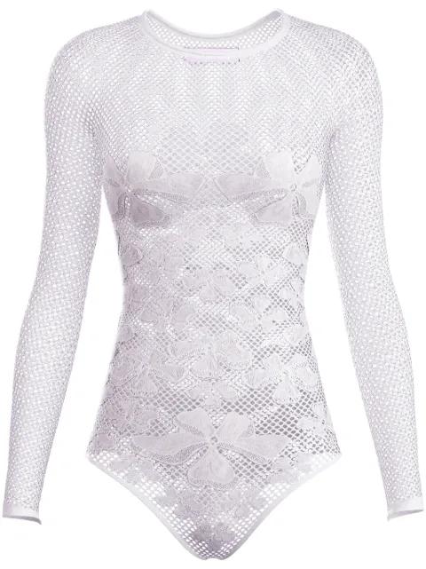 Monogram bodysuit by MACCAPANI