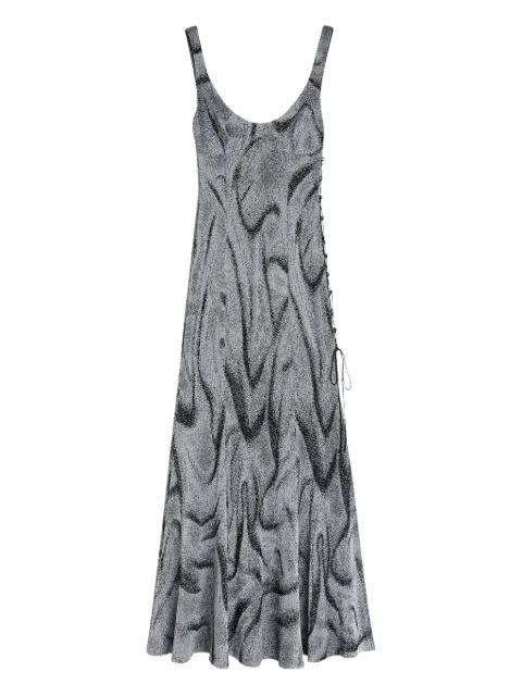 Nice But Naughty swirl-print dress by MACCAPANI
