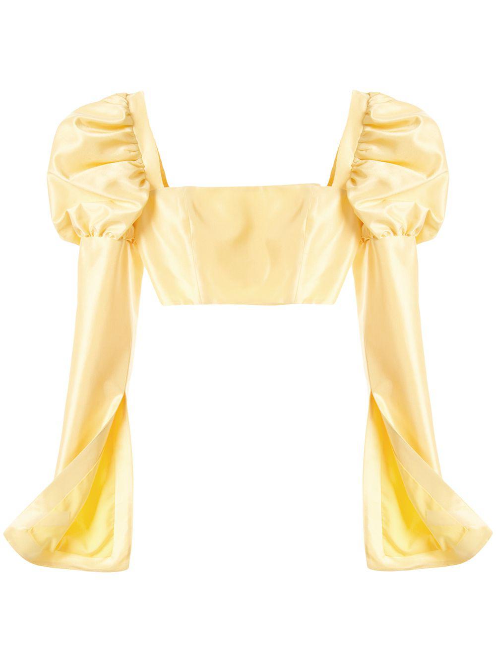 Canary crop blouse by MACGRAW