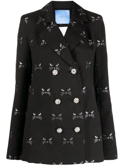 Circa 72 jacquard double-breasted blazer by MACGRAW