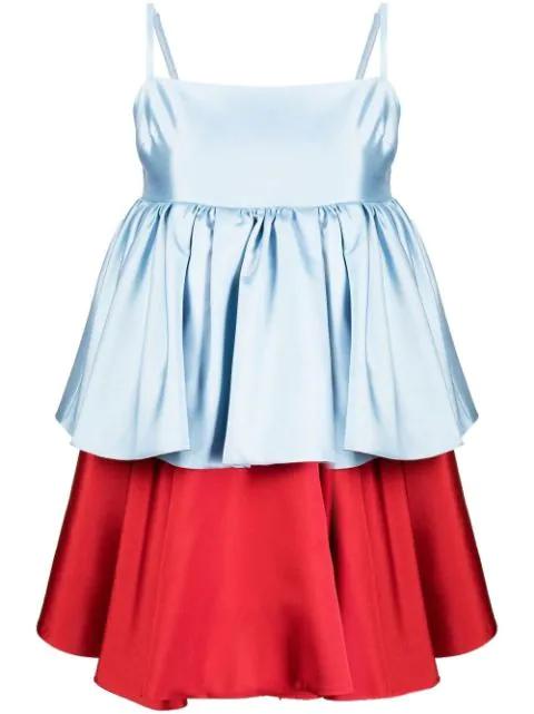 Conversation tiered mini dress by MACGRAW