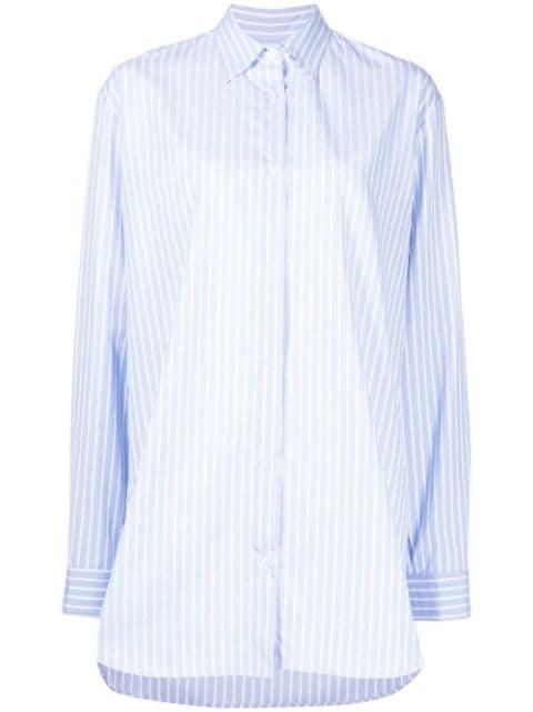 Critic striped oversized shirt by MACGRAW