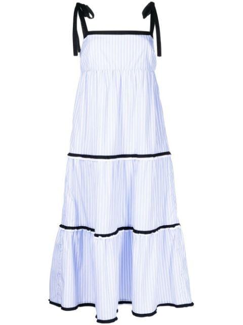Lulu tiered midi dress by MACGRAW
