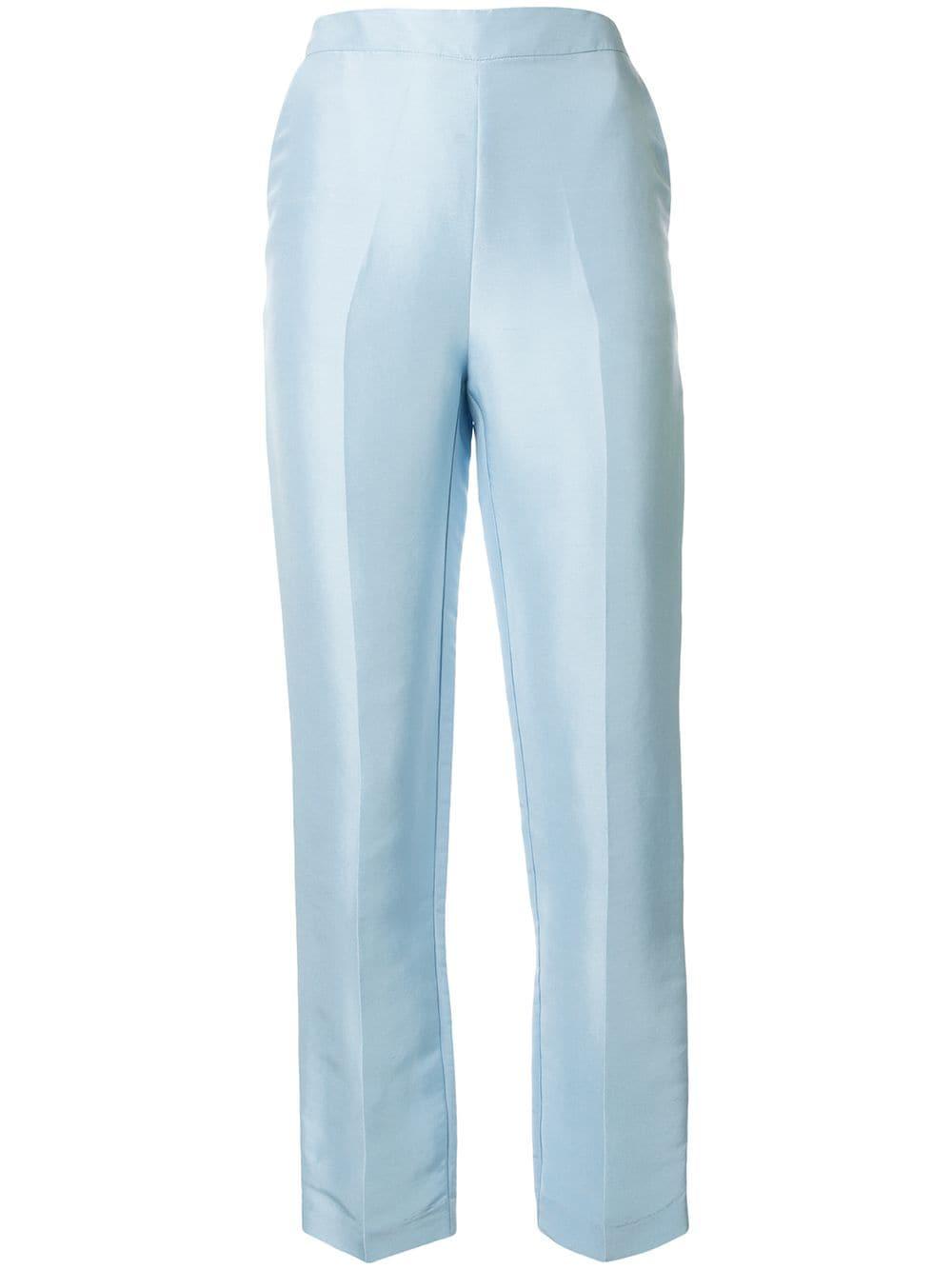 Non Chalant silk trousers by MACGRAW