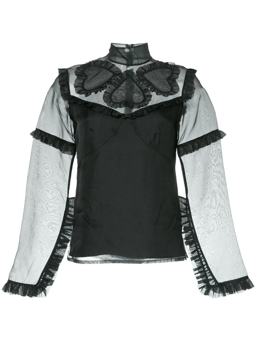 Queen of Hearts organza top by MACGRAW Queen of Hearts organza top by MACGRAW