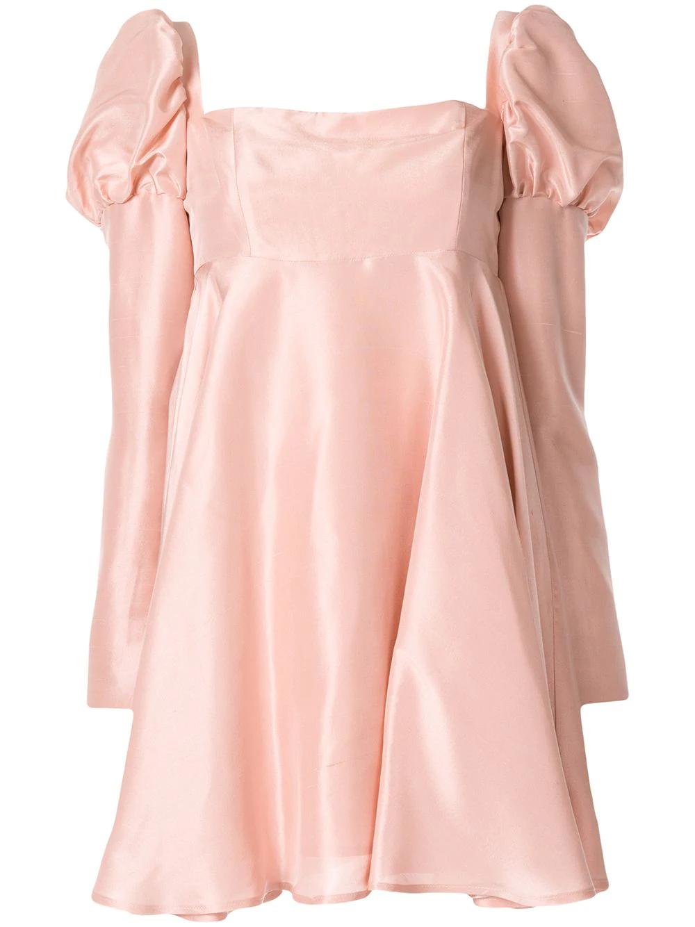 Romantic silk short dress by MACGRAW